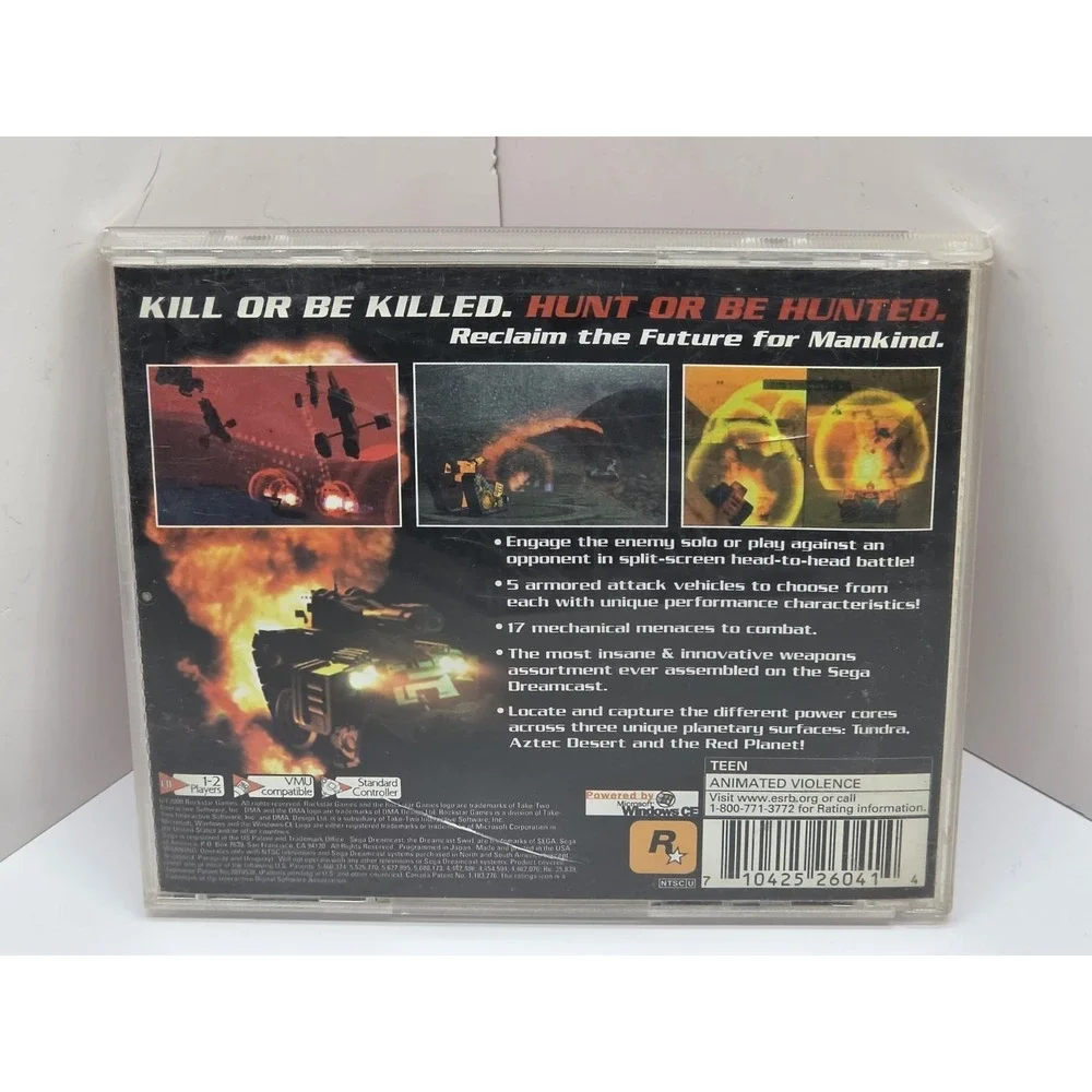 *Complete* Wild‎ Metal Sega Dreamcast